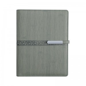 a5商务搭扣活页笔记本子仿皮办公礼品文具套装记事本b5会议记录本